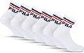 Fila Logoband Enkelsokken - Maat 43/46 - 6 Pack - Wit