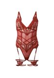 Hunkemöller Body 'Krystle' robijnrood