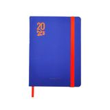 MITAMA Kalender in koraalblauw – dagplanner – 12 maanden 2024-366 pagina's + 66 extra inhoud – binnenzak + bijpassend potlood – 15 x 21 cm
