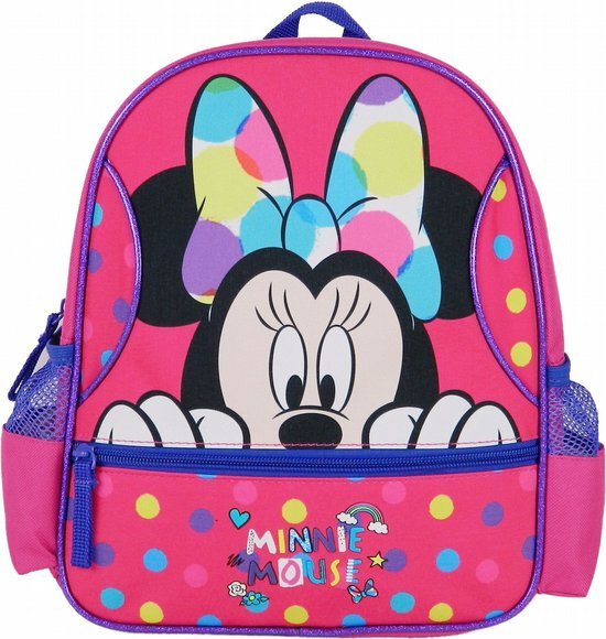 Kindertassen minnie mouse rugzakje pink