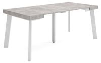 Table extensible 180 cm aspect béton 8 personnes