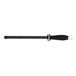Rockingham Forge CS-16265C rechte zwarte keramische slijpstaaf met eindkap en plastic handvat, 25cm, 10" staal