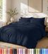 Utopia Bedding Lichtgewicht dekbedovertrekset met kussenslopen van 50 x 65 cm, 220 x 220 cm - zacht microvezel polyester (marineblauw)