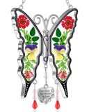 KY&BOSAM Cadeaus voor mama Suncatcher vlinder God Bless My Mother-in-Law Gifts Moederdag Gebrandschilderd glas zonnevanger opknoping windgong ornament voor raam cadeau voor vrouwen Valentijnsdag
