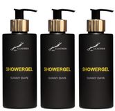 Claudius Cosmetics B.V. Claudius Cosmetics Showergel Sunny Days 300 ml – set van 3 stuks