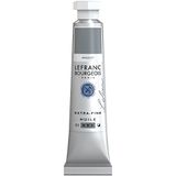Lefranc Bourgeois 405030 Extra fijne Lefranc olieverf met hoogwaardige kunstenaarspigmenten, lichtecht, verouderingsbestendig - 20ml Tube, Silver