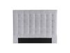 HALCIONA Tête de lit capitonnée en tissu gris L160 cm
