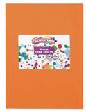 Colorations foam knutselvellen oranje 10 stuks