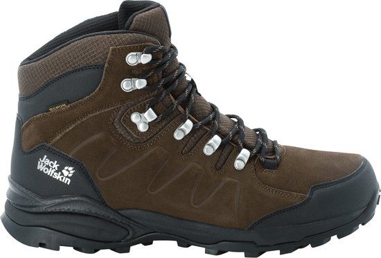 Jack Wolfskin Refugio Texapore Mid Men - Wandelschoen - Brown/Phantom - Maat 47