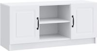 vidaXL TV Kast Wit 102 x 34,5 x 47 cm Bewerkt hout