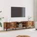 Maison Exclusive - meuble TV, aspect bois vieilli, 180x31,5x40 cm, panneau de fibres de bois