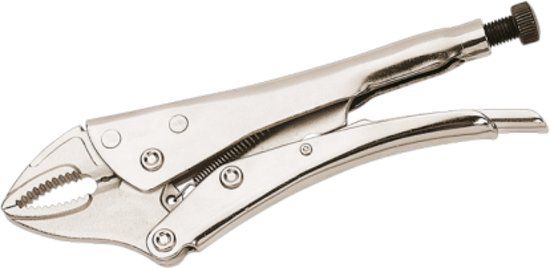 Bahco 2953-140 Klemtang met gebogen bekken zonder knipper