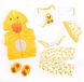 Solidchoice - Set van 5 Jouets Kleding voor Reborn Baby's met Grote Gele Eend