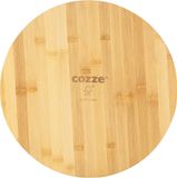 Cozze Pizzasnijplank Ø350 x 12 mm Bamboehout