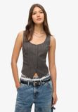 Superdry - Gilet met satijnen achterkant - Dames - Tops - UK8-EU36