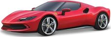 BBURAGO - Ferrari 296 GTB R&P - Realistische modelauto op schaal 1:43, officiële Ferrari-licentie, aanbevolen leeftijd vanaf 3 jaar