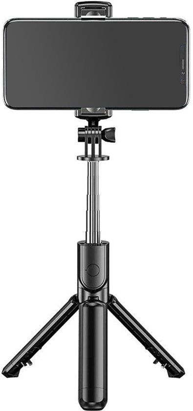 Bigben Connected Bluetooth Selfiestick voor Smartphone met Mini Statief, Zwart
