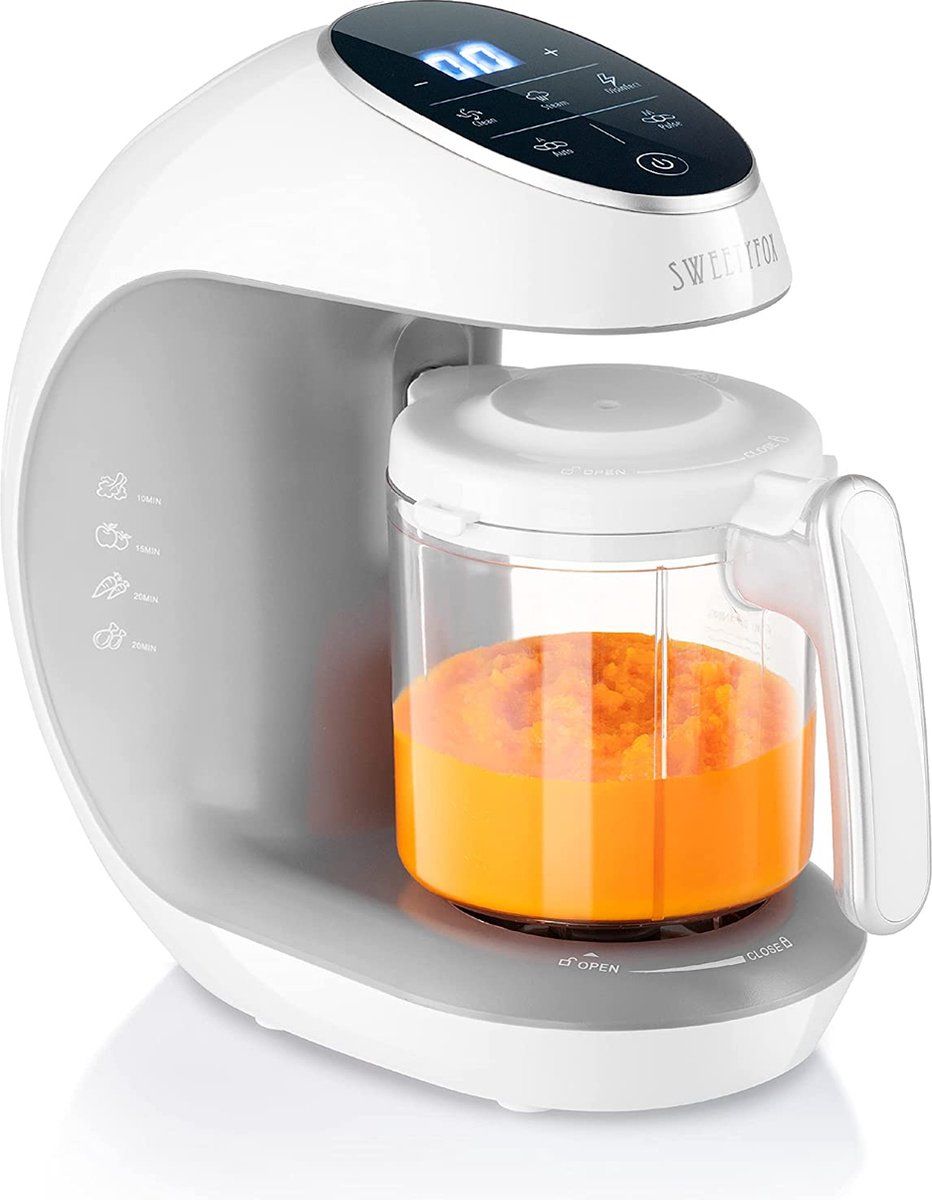 Sweety Fox 7-in-1 Multifunctionele Baby Cooker Mixer - Stoom, Blender, Reiniging