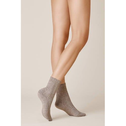 Kunert huissokken grijs