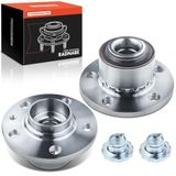 Frankberg 2 x wiellagerset vooras flenswiel diameter 127 met ABS magneetring compatibel met Polo 6C1 6R1 Fabia II 542 Ibiza IV 6J5 6P1 Fabia III NJ3 Replace# 6C0407621