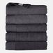 The One Towelling Handdoek - 50x100 cm - 5 stuks - Hotelkwaliteit - 450 g/m² - 100% Gekamd katoen - Antraciet