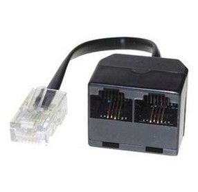 S-Conn RJ45 - 2x RJ45 - 0.1m