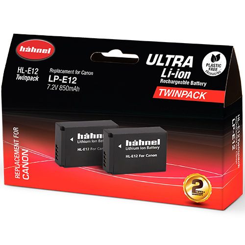 Hähnel HL-E12 Ultra Twin Pack - Canon LP-E12