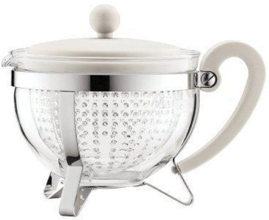 Bodum Chambord Theepot - 1.0 l - Glas - Wit - 0699965250577