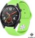 Strap-it Bracelet de montre connectée en silicone - Vert clair - Convient pour Huawei Watch GT - 42mm
