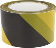 AMIG Afzettape - geel/zwart - 50 mm x 30 m - PVC