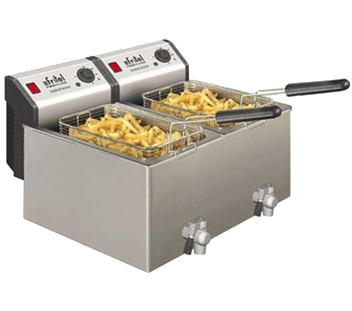 FRITEL Profi 4920 - Professionele Frituurpan - 2x 8L - 6600W - Horeca