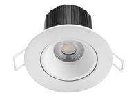 Philips Abrosa Spot encastrable - 1 ampoule - Blanc - GU10 - 9W - 2700K - 8.6cm