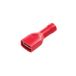 HELLA VALUEFIT Kabelverbinder - Met stofkap - Rood - Doorsnede vanaf: 0.5mm² - Doorsnede tot: 1.0mm² - Huls voor platte stekker - 6,3 x 0,8 - Set - Aantal: 8 - 8KW 708 373-812