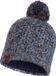 Buff Knitted & Fleece Hat Margo Blue - One Size