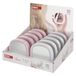 EMOS LED zakspiegel met licht, 10 stuks kleine make-upspiegel, handspiegel, reisspiegel met standaard in 2 kleuren (wit, roze), 2 lichtmodi, incl. batterijen