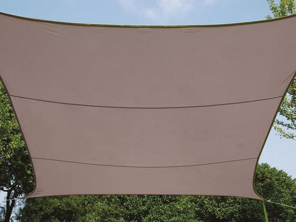 Perel GSS4430TA Schaduwdoek - Rechthoekig - Taupe - 4 x 2.9 m