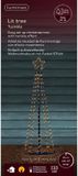 Lumineo Led kerstboom - H 120cm - Klassiek warm