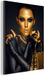 MuchoWow Gold Makeup Bag Wall Art - Aluminum Print - 30x40cm