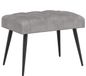 vidaXL Canapé avec boutons touffetés gris clair 60 x 40 x 45 cm Velours