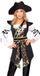 Leg Avenue Buccaneer Babe Tunic Kostuum - S - Zwart/Goudkleurig
