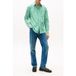 Tommy Hilfiger Chemise Popeline Stretch Audacieuse Vert Olympique/rayure