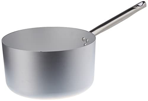 Pentole Agnelli ALMA10524 Professioneel aluminium 3 mm, hoge ovenschaal met handgreep, 5,6 l