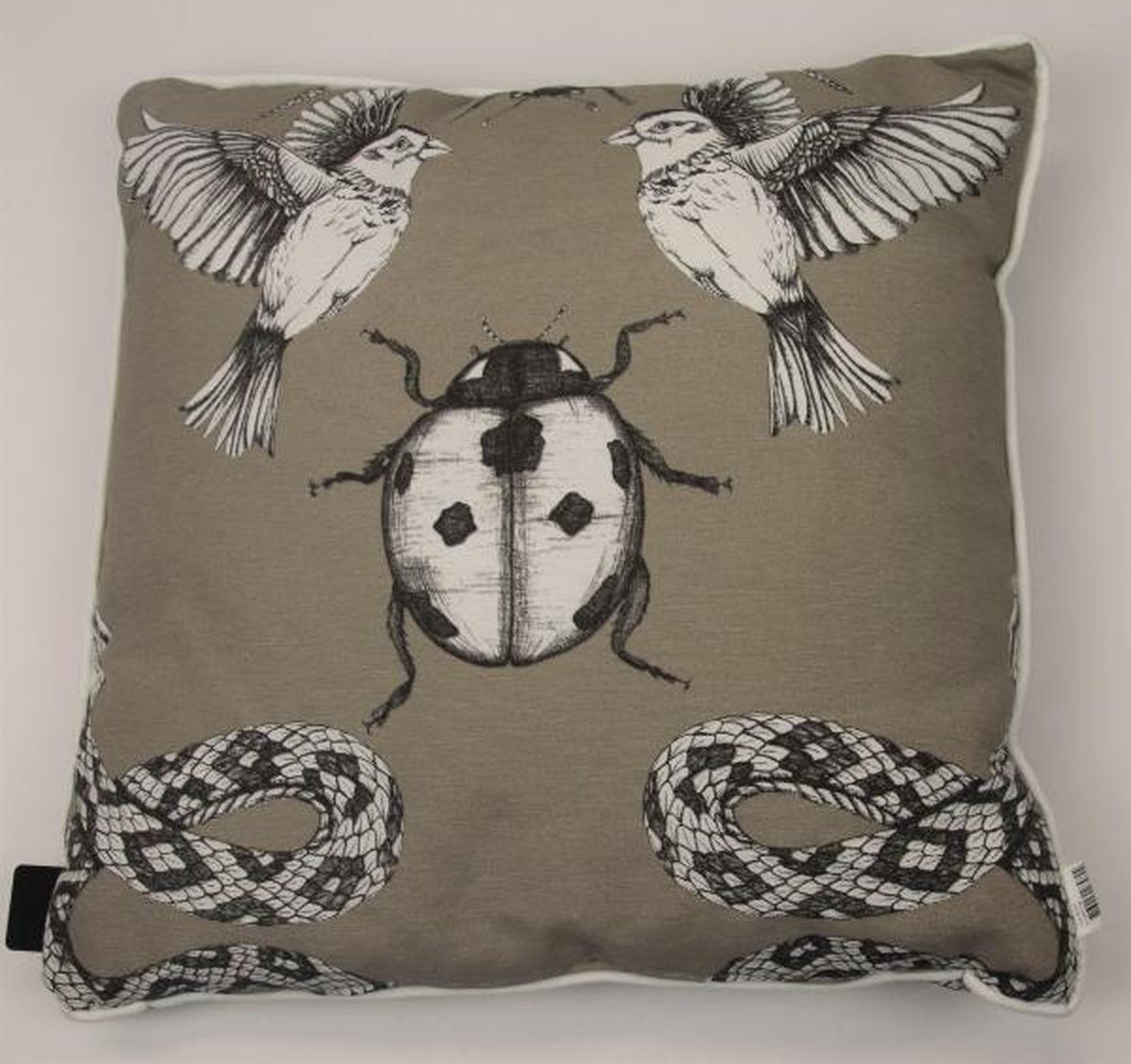 Madison sierkussen 50x50 cm Aloa taupe - Katoen - Taupe