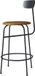 Audo Copenhagen Afteroom Counter Chair - Black - Cognac - Wood - Plastic