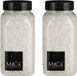 Mica Decorations pierres décoratives / granulés - 2x - 650 ml - 4-10 mm - transparent - gravier décoratif