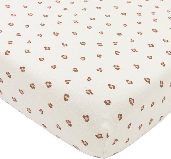Meyco Baby Mini Panther Hoeslaken Junior Bed - Soft Pink - 70x140/150cm