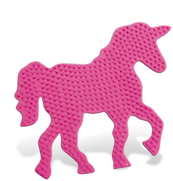 SES Creative ses Strijkkralen legbord - Fantasie paard - Roze - 06095