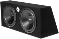 Rockford Rockford R2-2X12 - Subwoofer in kist - 500 Watt RMS