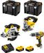 DeWALT set DWK300 (DCD796 + DCS331 + DCS391 + 2 x 5,0 Ah accu's + DCB115 oplader + 2 x TSTAK VI opbergkoffers)