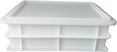 Markenlos Deegkratten Set - Pizza Bakken - Deeg Laten Rijzen - Stapelbaar met Deksel - 40x30x7cm - Wit